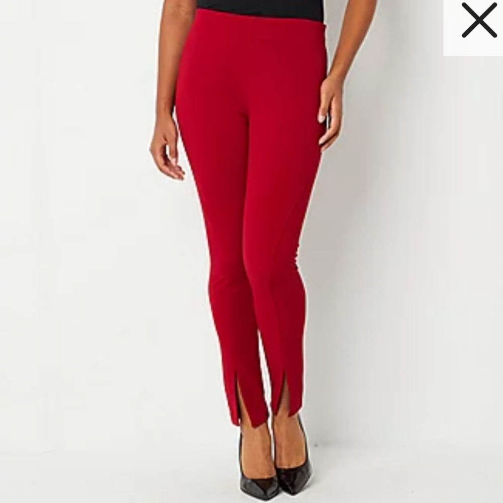 Women's Red Business Pants